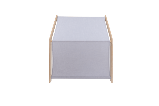 MeowBaby® Natural Wooden House for Kids - Blue Roof