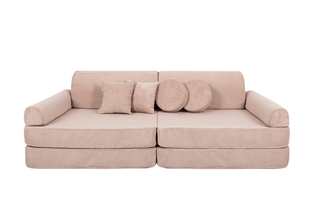 Large Modular Sofa for Kids - Slimcord Corduroy Pink