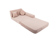Large Modular Sofa for Kids - Slimcord Corduroy Pink