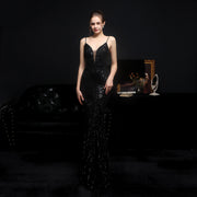 The Sequin Fishtail Maxi Dress