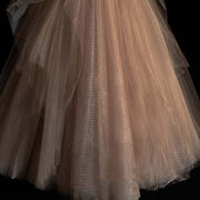 The Off Shoulder Tulle Ballgown