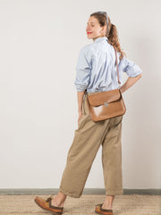 ASTORIA handbag - Camel Brown