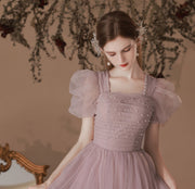 The Pearl Embellished Tulle Dress