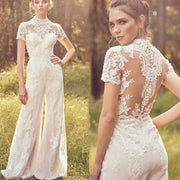 Bridal Short Sleeve Jumpsuit