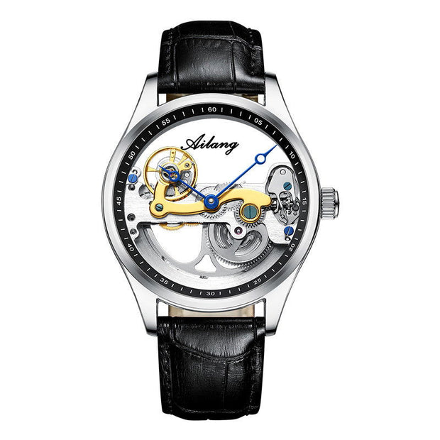 Automatic Mechanical Watch Creative Hollow Male Watch Generation Silicone Band Watch - Jo-Bolt-Store