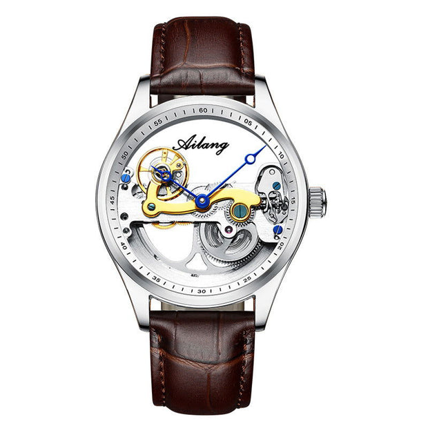 Automatic Mechanical Watch Creative Hollow Male Watch Generation Silicone Band Watch - Jo-Bolt-Store