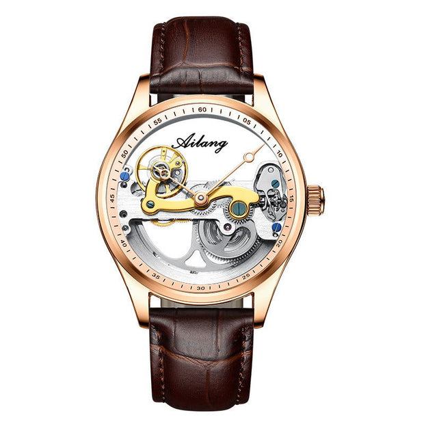 Automatic Mechanical Watch Creative Hollow Male Watch Generation Silicone Band Watch - Jo-Bolt-Store