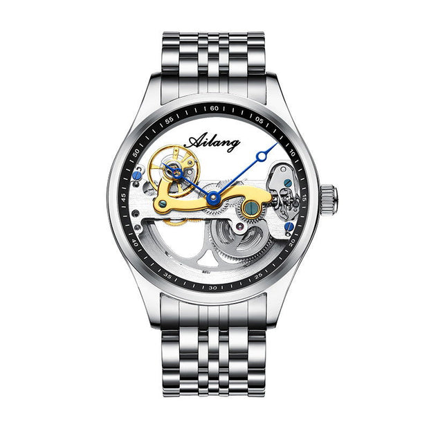 Automatic Mechanical Watch Creative Hollow Male Watch Generation Silicone Band Watch - Jo-Bolt-Store