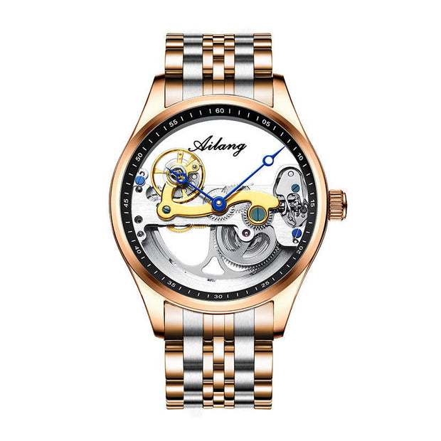 Automatic Mechanical Watch Creative Hollow Male Watch Generation Silicone Band Watch - Jo-Bolt-Store