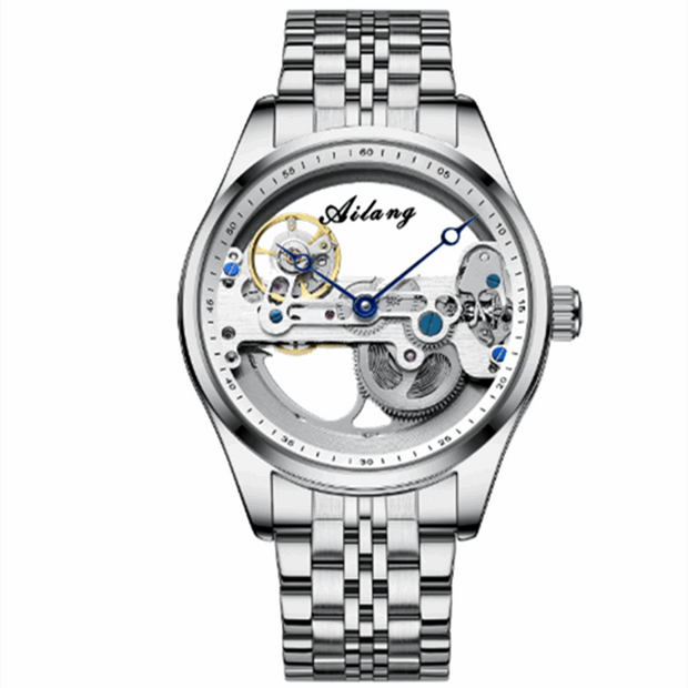 Automatic Mechanical Watch Creative Hollow Male Watch Generation Silicone Band Watch - Jo-Bolt-Store