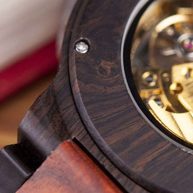 Automatic wooden mechanical luxury men's watch - Jo-Bolt-Store