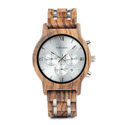 BOBO BIRD Wooden Men Watches Relogio Masculino Top Brand Luxury Stylish Chronograph Military Watch A Great Gift for Male OEM - Jo-Bolt-Store