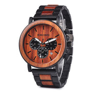 BOBO BIRD Wooden Men Watches Relogio Masculino Top Brand Luxury Stylish Chronograph Military Watch A Great Gift for Male OEM - Jo-Bolt-Store