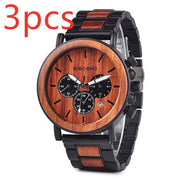 BOBO BIRD Wooden Men Watches Relogio Masculino Top Brand Luxury Stylish Chronograph Military Watch A Great Gift for Male OEM - Jo-Bolt-Store