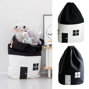 Baby Toy Storage Bag Play Mats Carpet For Children Room Decor Large Capacity Cute House Design Cotton Canvas Mat For Kids - Jo-Bolt-Store
