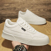 Casual Board Flat Shoes Men Breathable Thick-soled Lace-up Sneakers For Walking Running - Jo-Bolt-Store