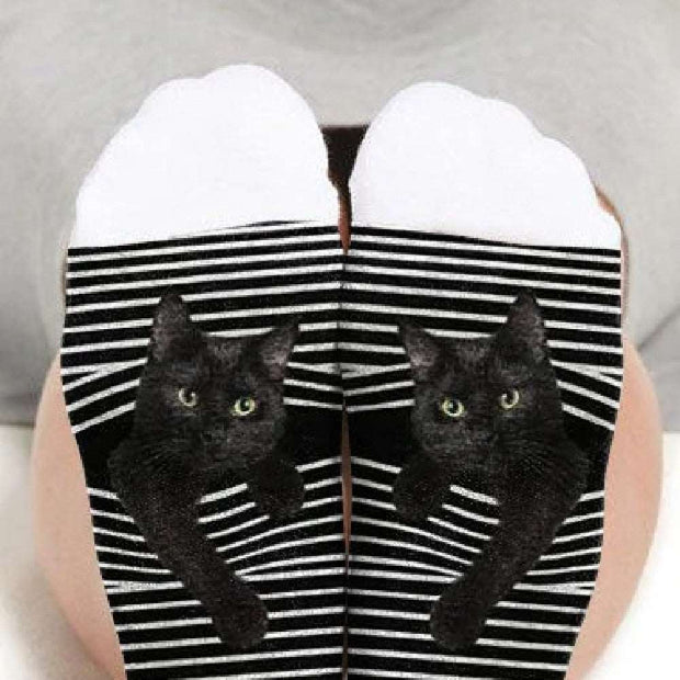 Cats Print Plus Size Medium Socks For Men And Women - Jo-Bolt-Store