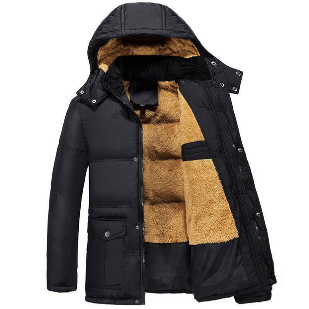 Clothing plus size velvet padded jacket men winter - Jo-Bolt-Store