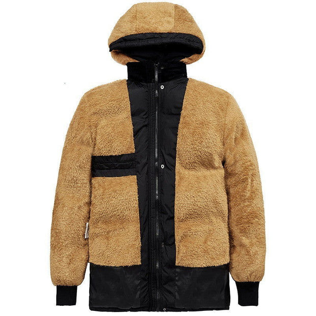 Clothing plus size velvet padded jacket men winter - Jo-Bolt-Store