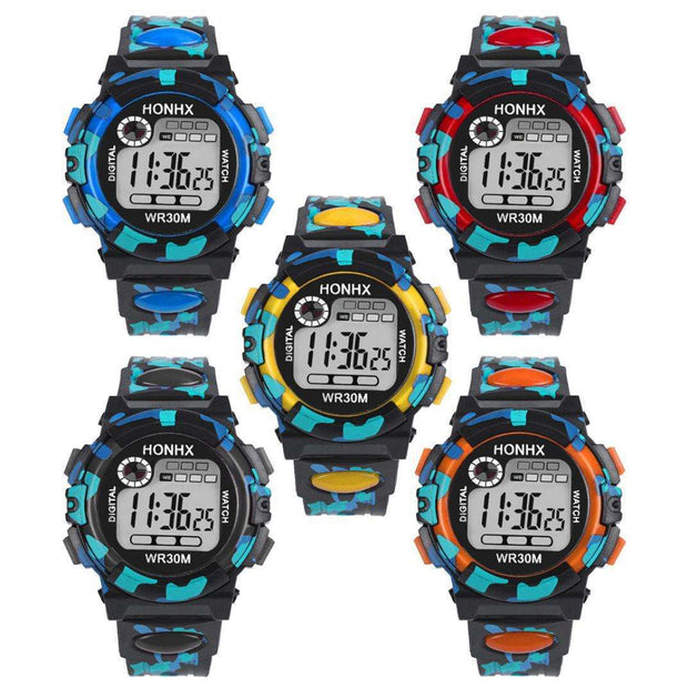 Digital Chronograph Calendar Waterproof One-eye Camouflage Sports Watch - Jo-Bolt-Store