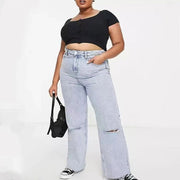 Discover trendy plus-size women's jeans tailored to fit beautifully and provide comfort. - Jo-Bolt-Store