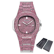 Dropshipping ICE-Out Bling Diamond Luxury Watch Men Gold Hi - Jo-Bolt-Store