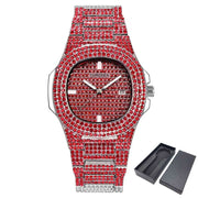 Dropshipping ICE-Out Bling Diamond Luxury Watch Men Gold Hi - Jo-Bolt-Store