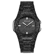 Dropshipping ICE-Out Bling Diamond Luxury Watch Men Gold Hi - Jo-Bolt-Store