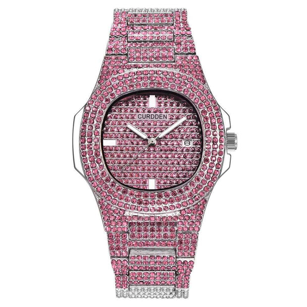 Dropshipping ICE-Out Bling Diamond Luxury Watch Men Gold Hi - Jo-Bolt-Store