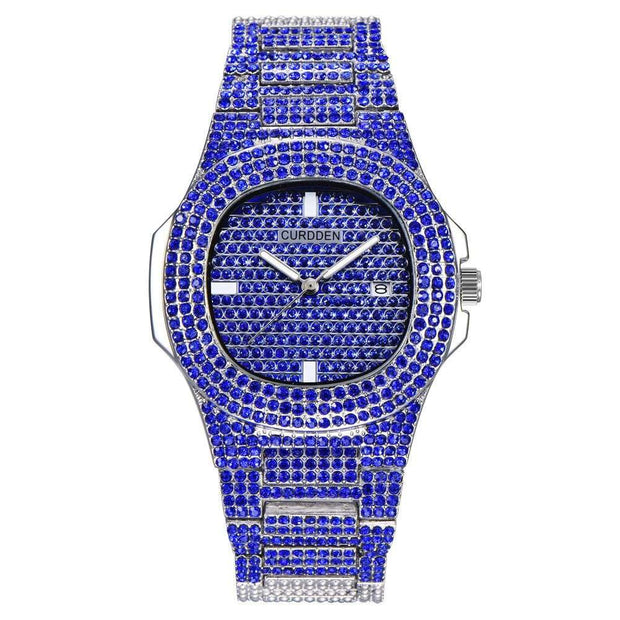 Dropshipping ICE-Out Bling Diamond Luxury Watch Men Gold Hi - Jo-Bolt-Store