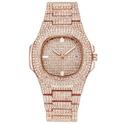 Dropshipping ICE-Out Bling Diamond Luxury Watch Men Gold Hi - Jo-Bolt-Store