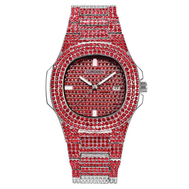 Dropshipping ICE-Out Bling Diamond Luxury Watch Men Gold Hi - Jo-Bolt-Store
