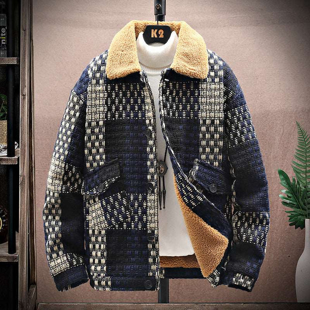 Fashion Lambswool Thickened Men's Clothing - Jo-Bolt-Store
