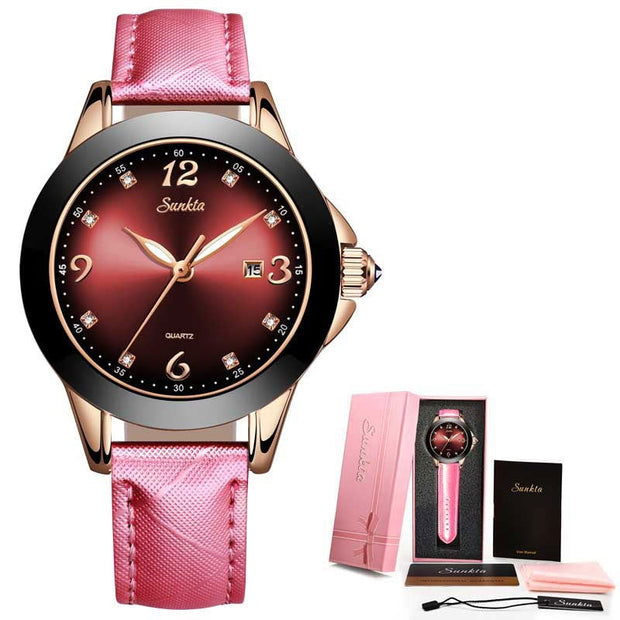 Fashion Women's Watch Luxury Ceramic Analog Watch - Jo-Bolt-Store
