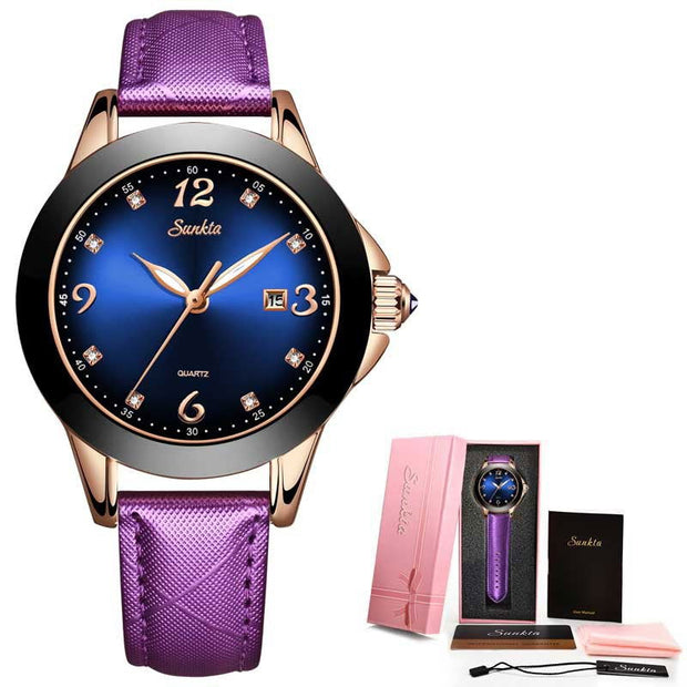 Fashion Women's Watch Luxury Ceramic Analog Watch - Jo-Bolt-Store