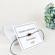 Lucky Charm Amber Bracelet Facet