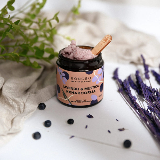 Body Scrub — Blueberry and Lavender