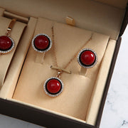 Light Luxury Ladies Quartz Watch Waterproof Fashion Watch Watch Bracelet Five-Piece Gift Set - Jo-Bolt-Store