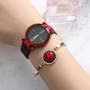 Light Luxury Ladies Quartz Watch Waterproof Fashion Watch Watch Bracelet Five-Piece Gift Set - Jo-Bolt-Store