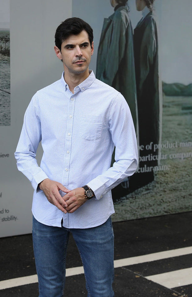 Long Sleeve Cotton Oxford Men's Clothing - Jo-Bolt-Store