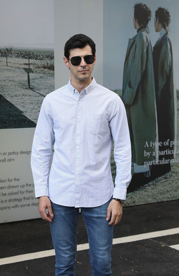 Long Sleeve Cotton Oxford Men's Clothing - Jo-Bolt-Store