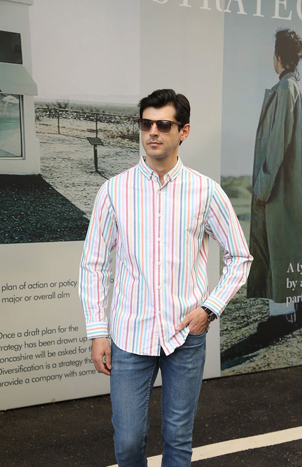 Long Sleeve Cotton Oxford Men's Clothing - Jo-Bolt-Store