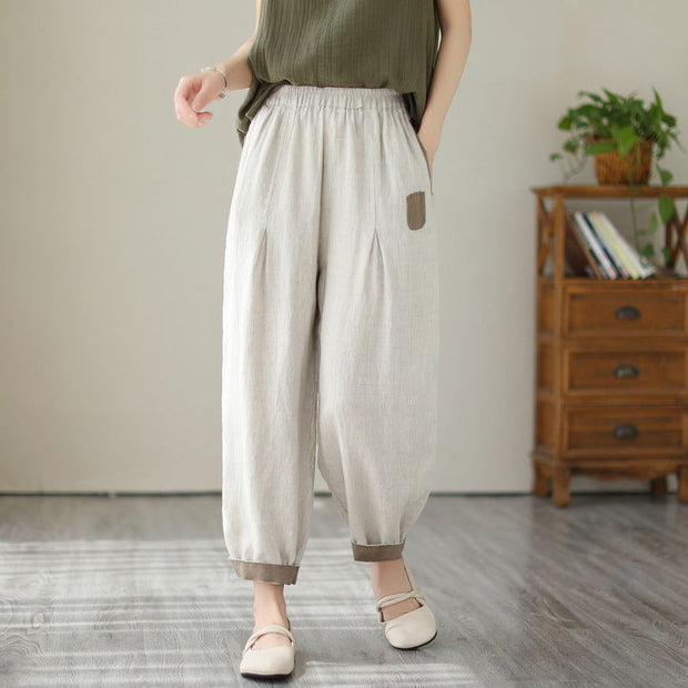 Loose High Waist Women Trousers, Plus Size - Jo-Bolt-Store