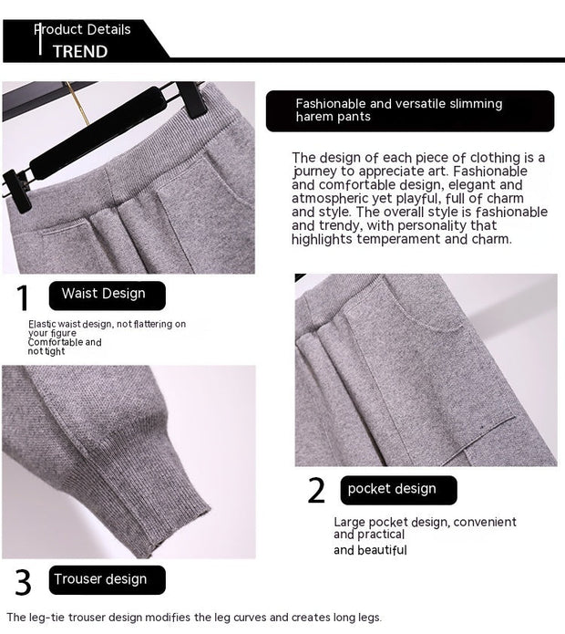 Loose Knitted Women Leggings, Plus Size - Jo-Bolt-Store