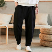 Loose Size Straight Youth Linen Casual Pants - Jo-Bolt-Store