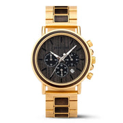 Luxury Wood Stainless Steel Men Watch Stylish Wooden - Jo-Bolt-Store