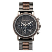 Luxury Wood Stainless Steel Men Watch Stylish Wooden - Jo-Bolt-Store
