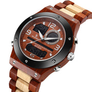 Luxury Wood Watch Handmade Chronograph Man - Jo-Bolt-Store