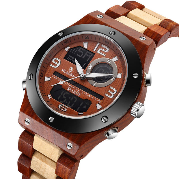 Luxury Wood Watch Handmade Chronograph Man - Jo-Bolt-Store