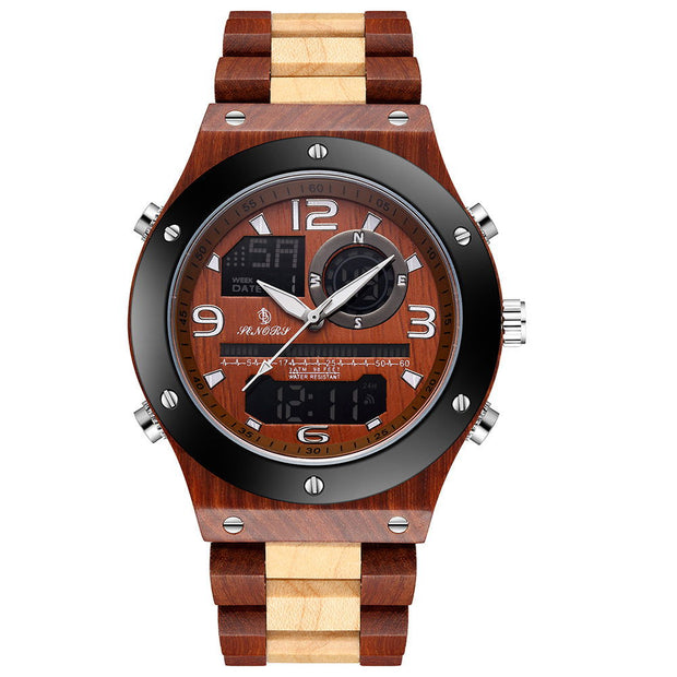 Luxury Wood Watch Handmade Chronograph Man - Jo-Bolt-Store